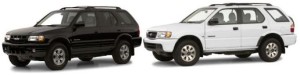 1999 Isuzu Rodeo 1999 Honda Passport