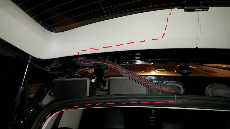 mercedes dash cam fitting