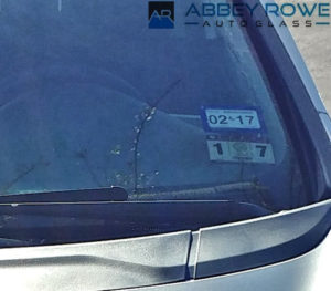 Honda Fit Broken Windshield